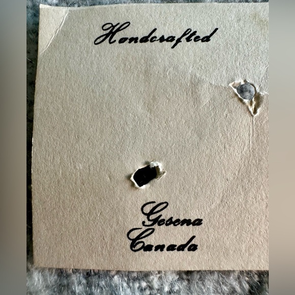 Vintage Handcrafted Canadian Gesena Ceramic Seagull Brooch - Picture 11 of 13